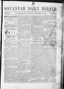 Savannah daily herald, 1865 January 22