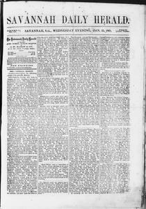 Savannah daily herald, 1865 January 25