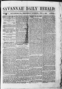 Savannah daily herald, 1865 February 1