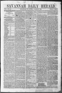 Savannah daily herald, 1865 March 26