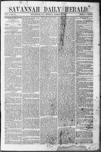 Savannah daily herald, 1865 March 27