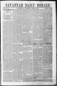 Savannah daily herald, 1865 March 29