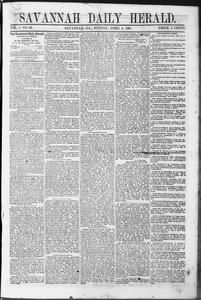 Savannah daily herald, 1865 April 2