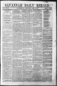 Savannah daily herald, 1865 April 5
