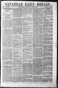 Savannah daily herald, 1865 April 7