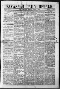 Savannah daily herald, 1865 April 11