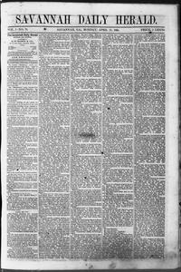 Savannah daily herald, 1865 April 17