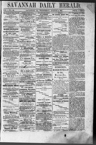 Savannah daily herald, 1865 August 2