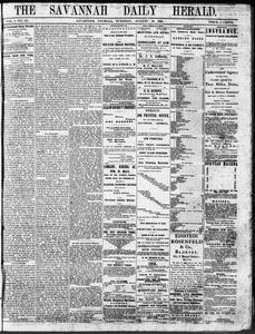 Savannah daily herald, 1865 August 29