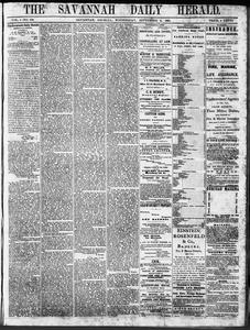 Savannah daily herald, 1865 September 6