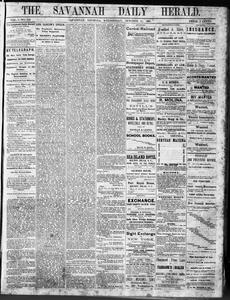 Savannah daily herald, 1865 October 11