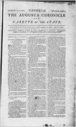 The Augusta chronicle and gazette of the state, 1789 July 25