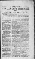 The Augusta chronicle and gazette of the state, 1789 August 22