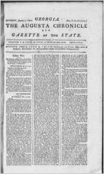 The Augusta chronicle and gazette of the state, 1792 January 21