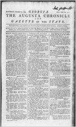 The Augusta chronicle and gazette of the state, 1793 November 23