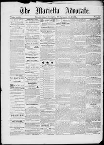 Marietta advocate, 1861 February 8