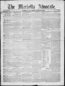 Marietta advocate, 1862 March 7