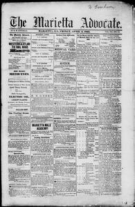 Marietta advocate, 1863 April 3