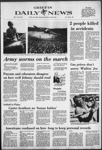 Griffin daily news, 1977 August 8