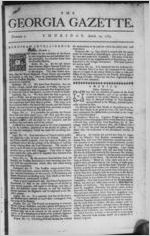 The Georgia gazette, 1763 April 14
