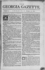The Georgia gazette, 1763 October 20