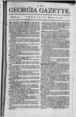 The Georgia gazette, 1763 November 24