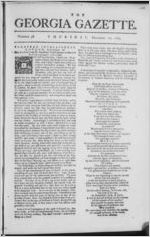 The Georgia gazette, 1763 December 22