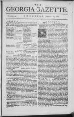 The Georgia gazette, 1764 January 19