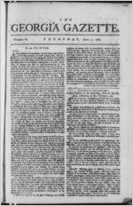 The Georgia gazette, 1764 June 7