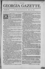 The Georgia gazette, 1764 July 19