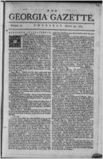 The Georgia gazette, 1764 August 30