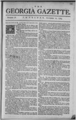 The Georgia gazette, 1764 September 27