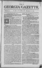 The Georgia gazette, 1764 December 27