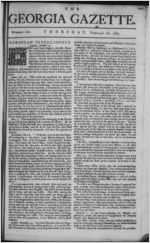 The Georgia gazette, 1765 February 28