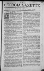 The Georgia gazette, 1765 August 8