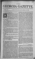 The Georgia gazette, 1765 August 15