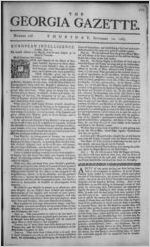 The Georgia gazette, 1765 September 12