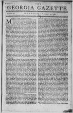 The Georgia gazette, 1766 August 20
