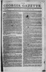 The Georgia gazette, 1766 August 27