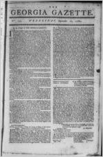 The Georgia gazette, 1766 September 10