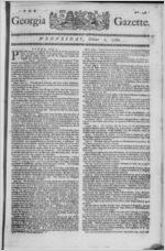 The Georgia gazette, 1766 October 1
