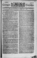 The Georgia gazette, 1766 October 29