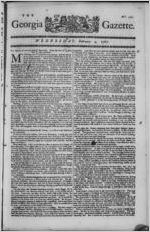The Georgia gazette, 1767 February 4