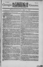 The Georgia gazette, 1767 August 5