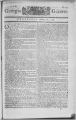 The Georgia gazette, 1767 October 28