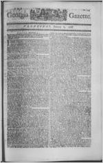 The Georgia gazette, 1768 January 6