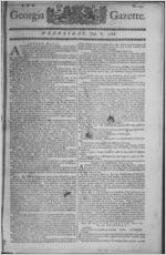 The Georgia gazette, 1768 July 6