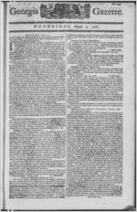 The Georgia gazette, 1768 August 3