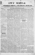 Cherokee phoenix, and Indians’ advocate, 1829 July 22