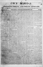Cherokee phoenix, and Indians’ advocate, 1829 September 16